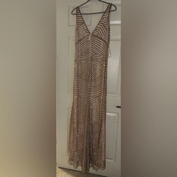 Naeem Khan evening gown size 12 BRAND NEW - Picture 9 of 11